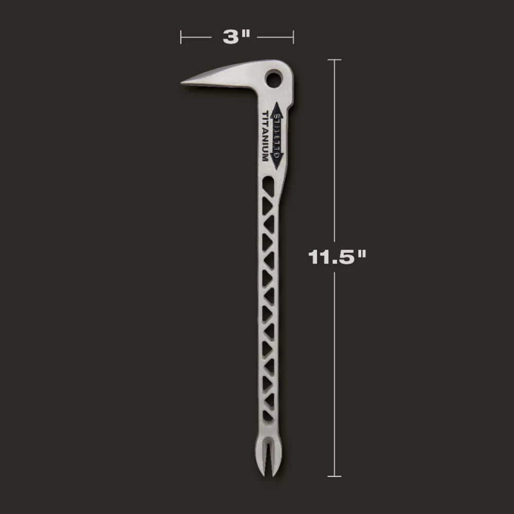 12 In. Titanium Clawbar Nail Puller with Dimpler