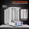 Shawarma Grill Machine 13 Lbs. Portable Natural Gas Grill in Stainless Steel with 2 Burners Vertical Broiler