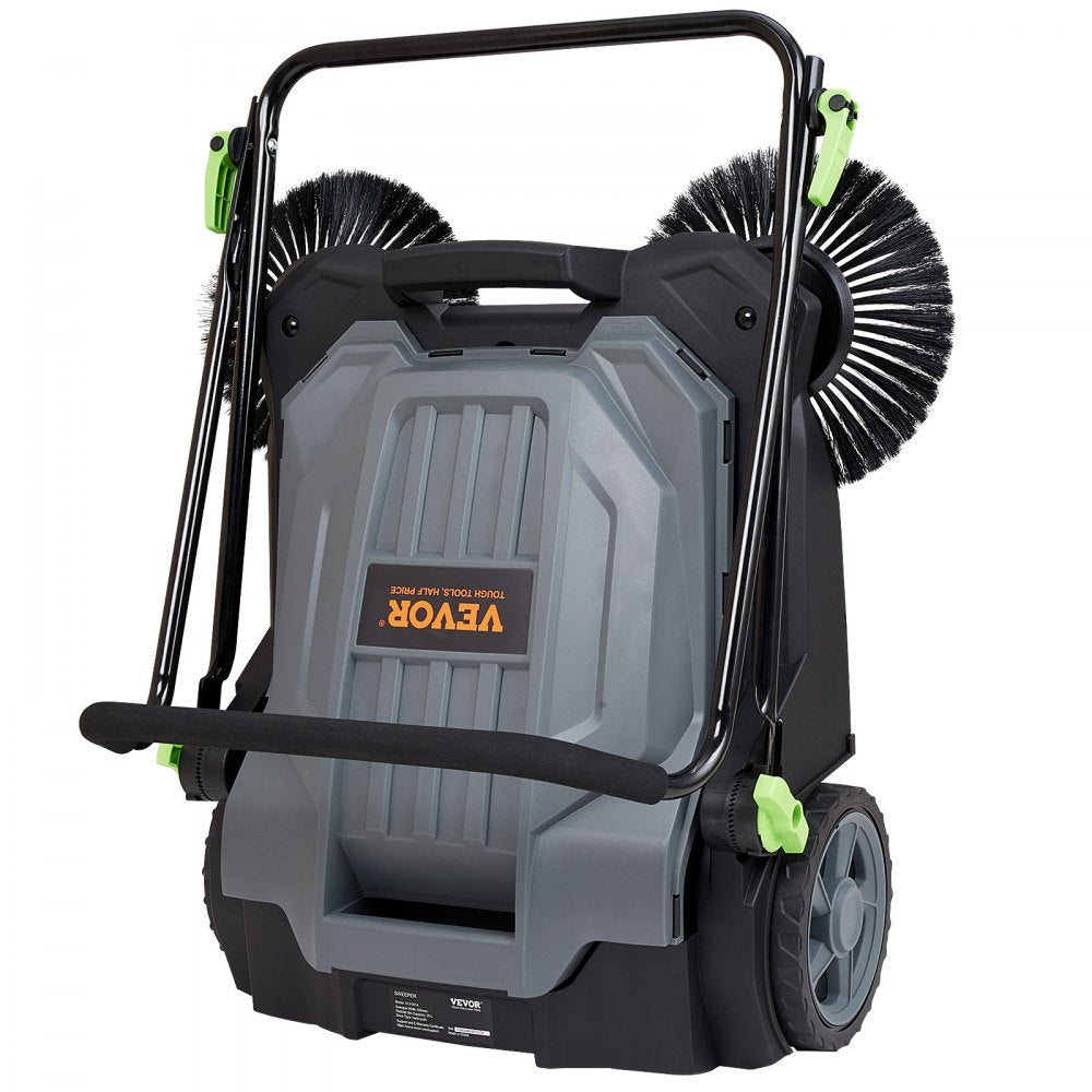 VEVOR Walk-Behind Hand Push Floor Sweeper 25.6 in. 5 gal.