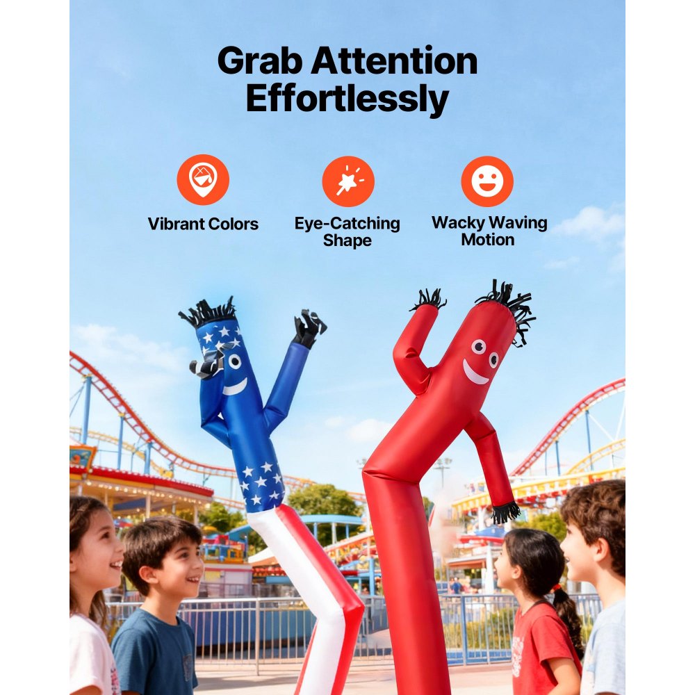 VEVOR Inflatable Tube Man 8 ft with Blower