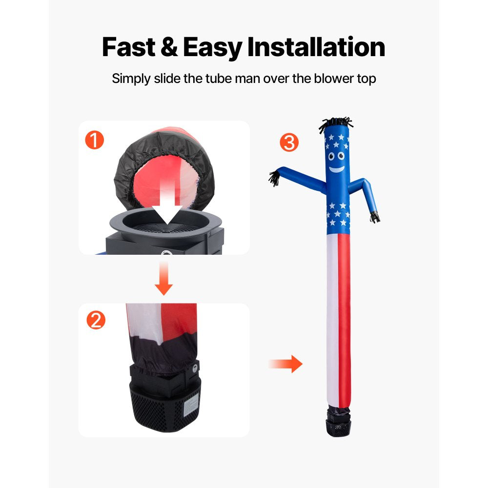 VEVOR Inflatable Tube Man 8 ft with Blower