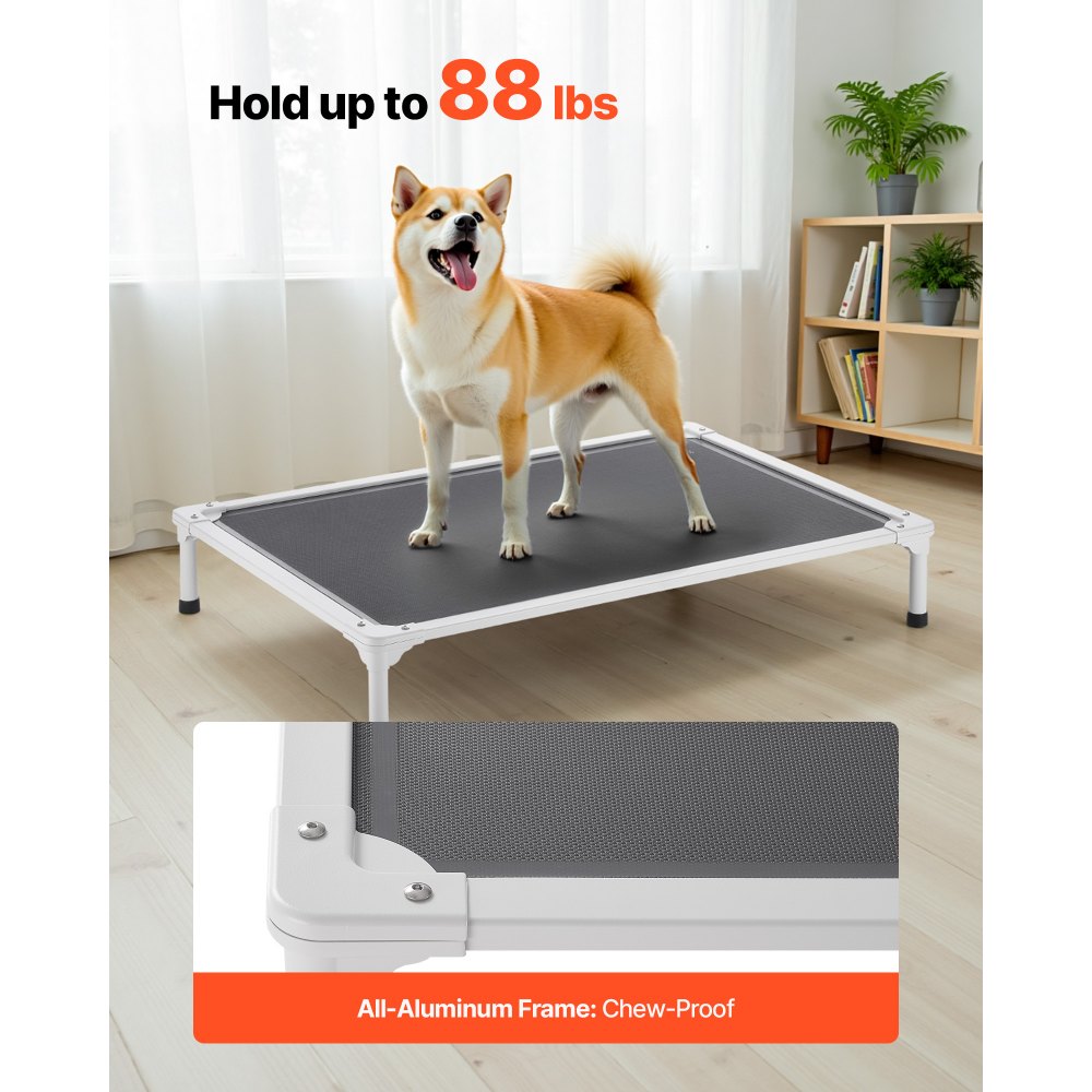 VEVOR Elevated Dog Bed Large Aluminum Frame