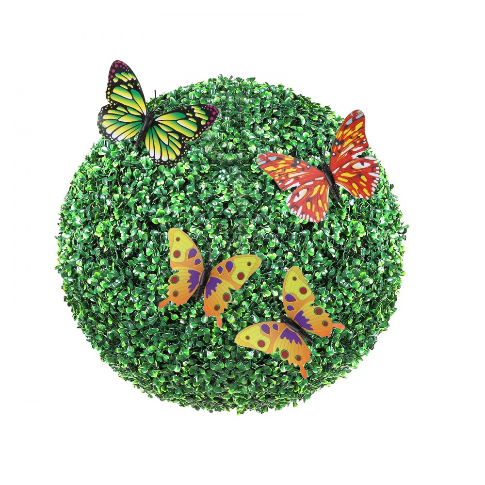 VEVOR Artificial Boxwood Topiary Balls 16 in. 2 Pieces